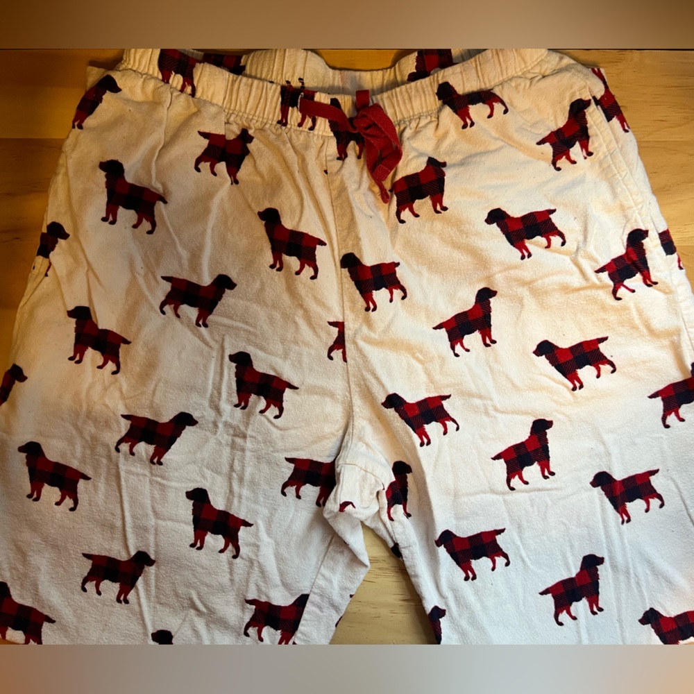 Ll Bean Dog Print Pajama Pants